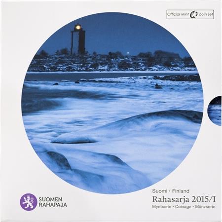 Obverse of Finland Official Blister - Lighthouses of Finland 2015