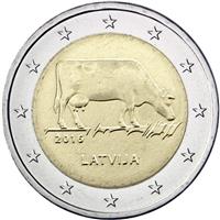 Image of Latvia 2 euros commemorative coin