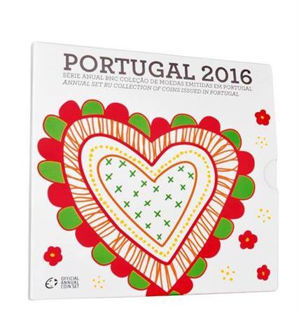 Obverse of Portugal Official Blister 2016