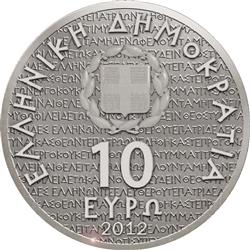 Obverse of Greece 10 euros 2010 - Aeschylus