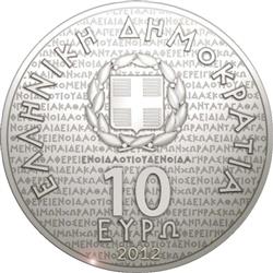 Obverse of Greece 10 euros 2012 - Socrates