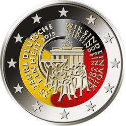 Obverse of Germany 2 euros 2015 - 25 years of German Unity