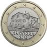 National side of Andorra 1 euro coin