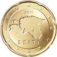 Image of Estonia 20 cents coin