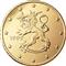 Photo of Finland - 50 cents 2001 (The heraldic lion of Finland)
