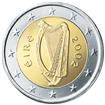 National side of Ireland 2 euros coin