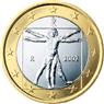 National side of Italy 1 euro coin