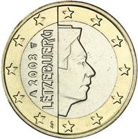 Image of Luxembourg 1 euro coin
