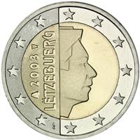 Image of Luxembourg 2 euros coin
