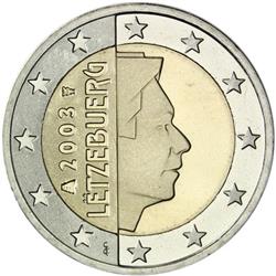 Obverse of Luxembourg 2 euros 2016 - The Grand Duke Henri