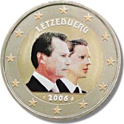 Obverse of Luxembourg 2 euros 2006 - Hereditary Grand Duke Guillaume