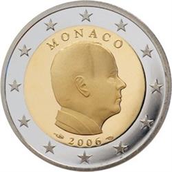 Obverse of Monaco 2 euros 2014 - H.S.H. Prince Albert II