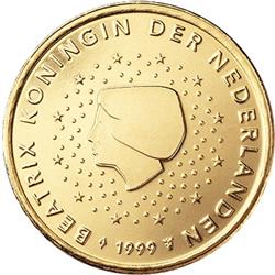 Obverse of Netherlands 10 cents 2005 - Queen Beatrix in profile