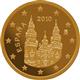 Photo of Spain - 1 cent 2016 (The Cathedral Santiago de Compostela)