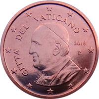 Image of Vatican 1 cent coin