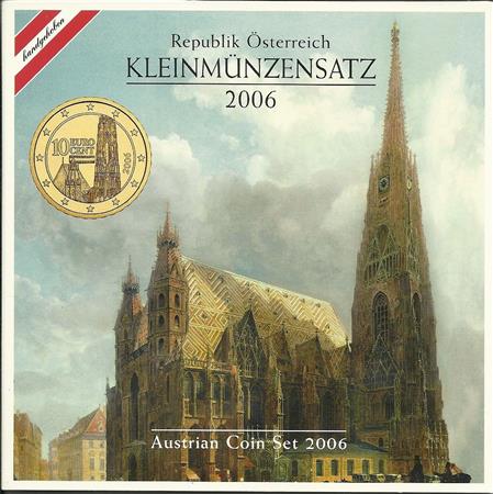 Obverse of Austria Official Blister 2006