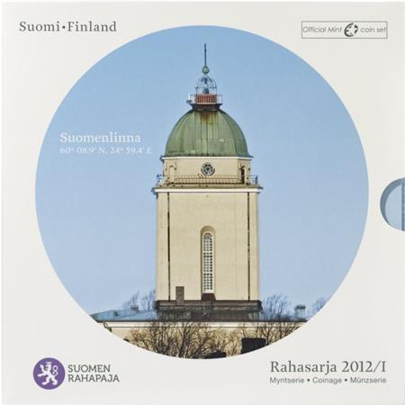 Obverse of Finland Official Blister - Suomenlinna 2012