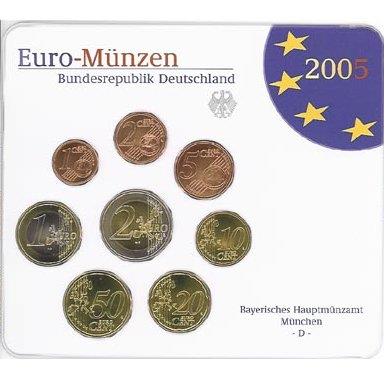 Obverse of Germany Official Blister - Mintmark G 2005