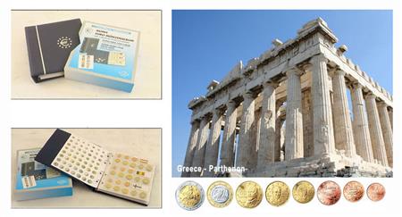 Obverse of Greece Complete Euro Coin Collection 2011