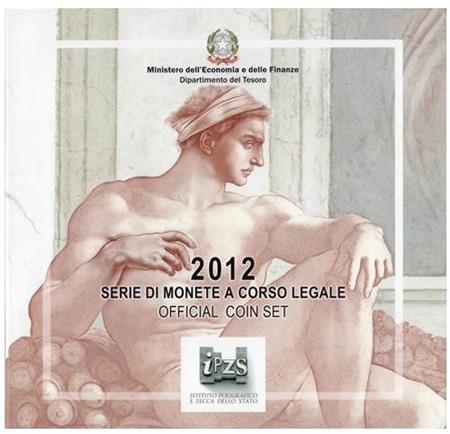 Obverse of Italy Official Blister - Sistine Chapel 2012