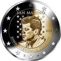 San Marino 2 euros 2013 - John Fitzgerald Kennedy