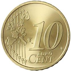 Reverse of Greece 10 cents 2017 - Rigas-Fereos Velestinlis