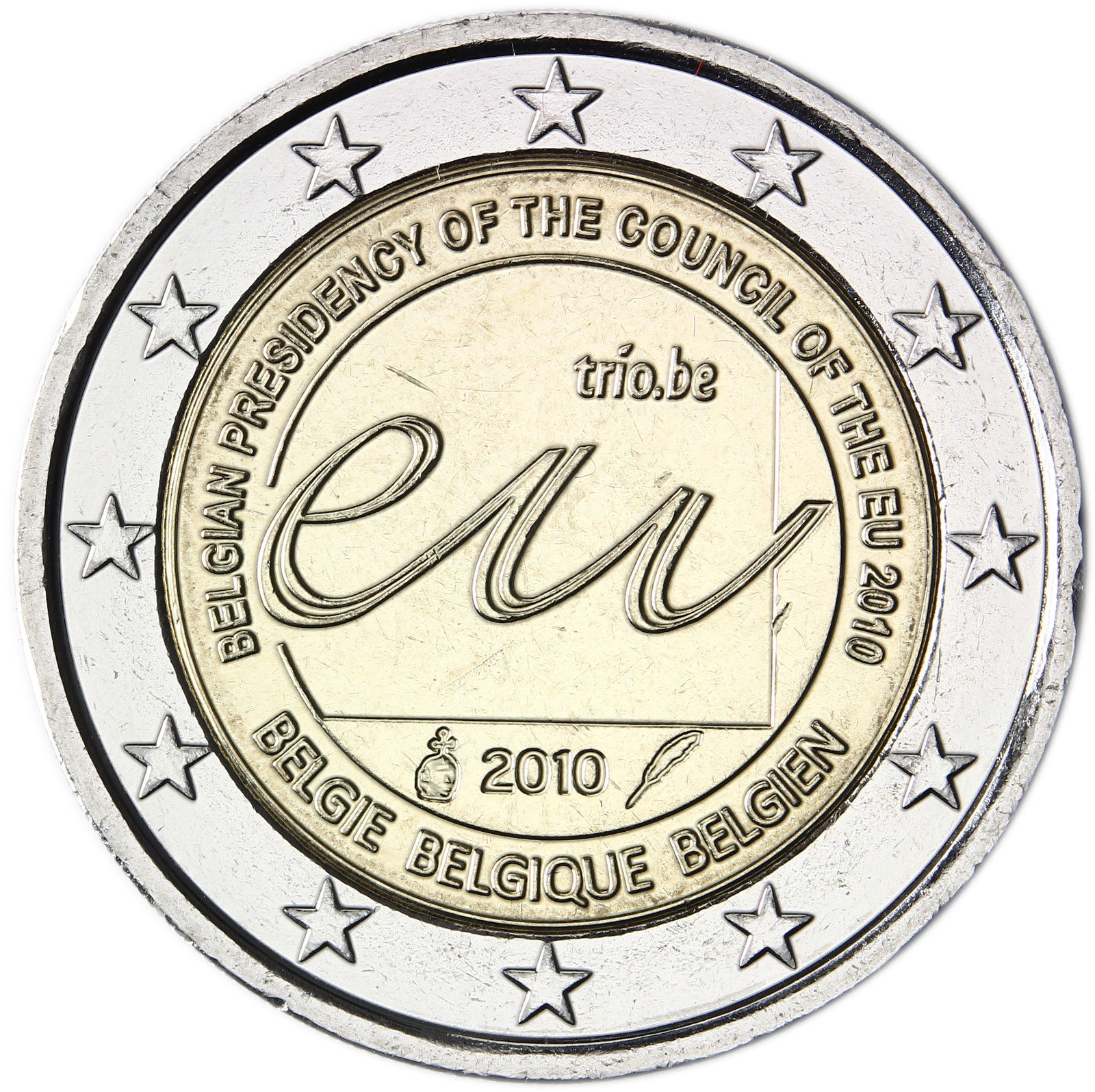 2021 Portugal 2 Euro Commemorative Coin – EU Council Presidency, UNC Bi-Metallic
