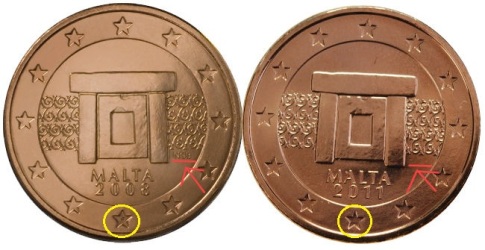 Maltese 2011 euro design changes