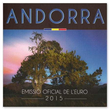 Obverse of Andorra Official Blister 2015