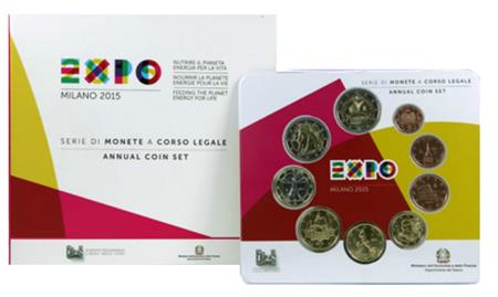 Obverse of Italy Official Blister - World Expo 2015