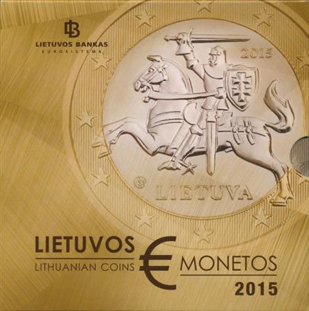Obverse of Lithuania Official Blister 2015