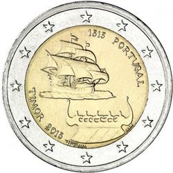 Obverse of Portugal 2 euros 2015 - 500 Years since the first Contact with Timor