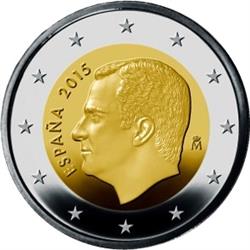 Obverse of Spain 2 euros 2015 - King Philip VI