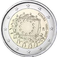 Image of Spain 2 euros commemorative coin