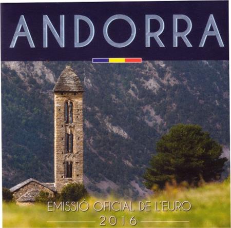 Obverse of Andorra Official Blister 2016