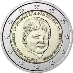 Obverse of Belgium 2 euros 2016 - Child Focus