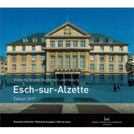 Obverse of Luxembourg Official Blister - Esch-sur-Alzette 2017