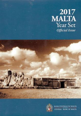 Obverse of Malta Official Blister 2017