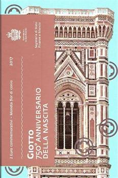 Obverse of San Marino 2 euros 2017 - Giotto