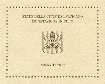 Obverse of Vatican Official Blister 2017