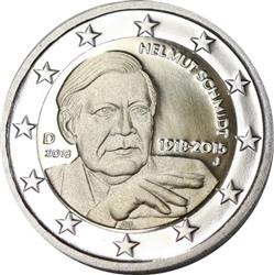 Obverse of Germany 2 euros 2018 - Helmut Schmidt 
