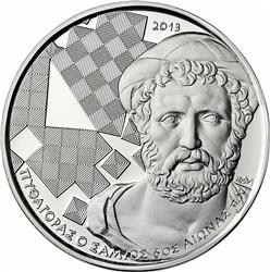 Reverse of Greece 10 euros 2013 - Pythagoras of Samos