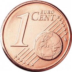 Reverse of Greece 1 cent 2013 - Athenian triere
