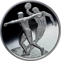 Reverse of Greece 10 euros 2003 - Disc throwing - Series A