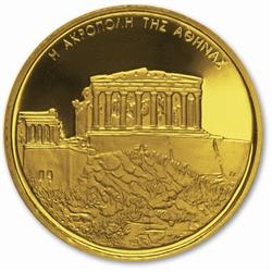 Reverse of Greece 100 euros 2004 - Acropolis - Series E
