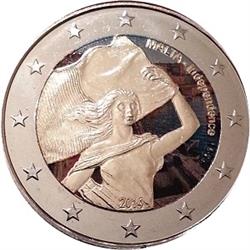 Obverse of Malta 2 euros 2014 - Independence from Britain in 1964