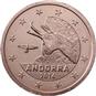 National side of Andorra 5 cents coin