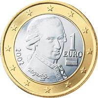 Image of Austria 1 euro coin