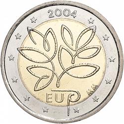 Obverse of Finland 2 euros 2004 - Enlargement of the European Union