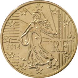 Obverse of France 10 cents 2006 - The sower, a theme carried over from the franc